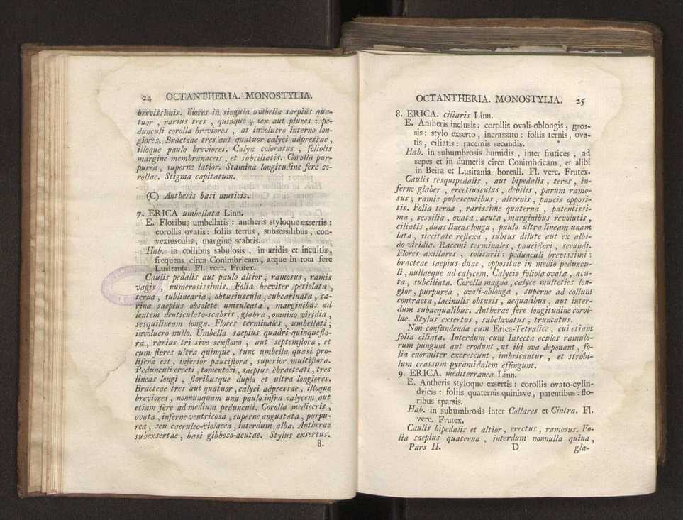 Felicis Avellar Broteri ... Flora Lusitanica, seu plantarum, quae in Lusitania vel sponte crescunt, vel frequentius colunter, ex florum praesertim sexubus systematice distributarum, synopsis. Vol. 2 15