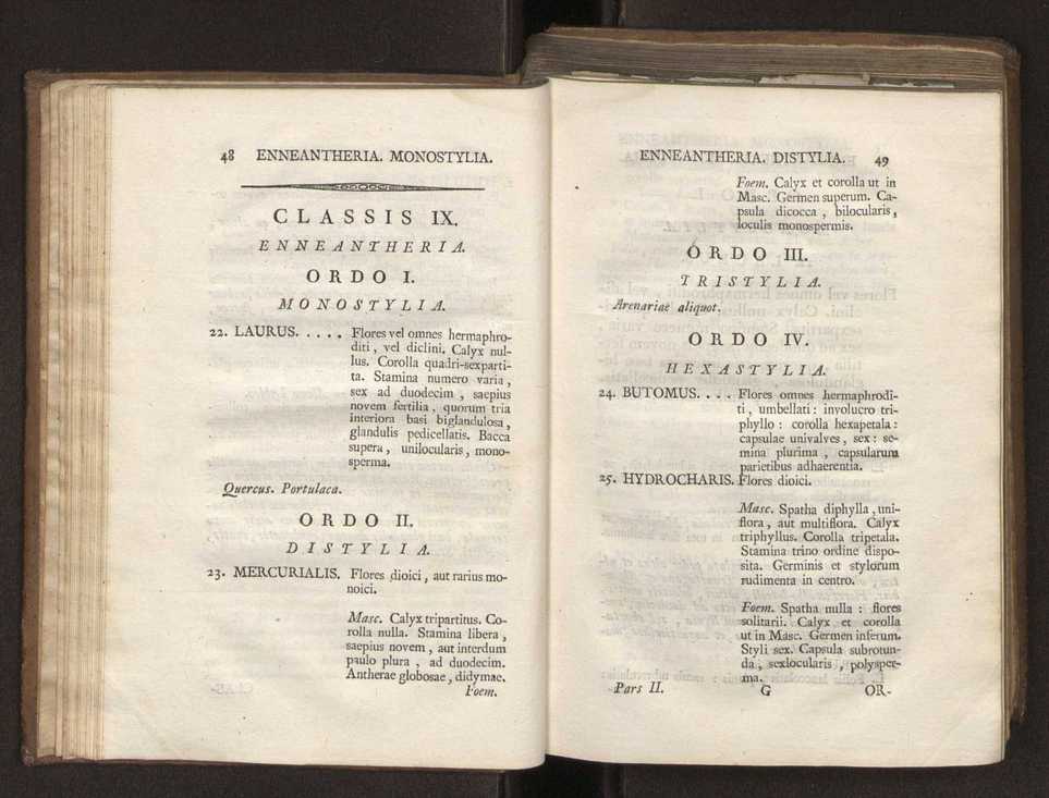 Felicis Avellar Broteri ... Flora Lusitanica, seu plantarum, quae in Lusitania vel sponte crescunt, vel frequentius colunter, ex florum praesertim sexubus systematice distributarum, synopsis. Vol. 2 27
