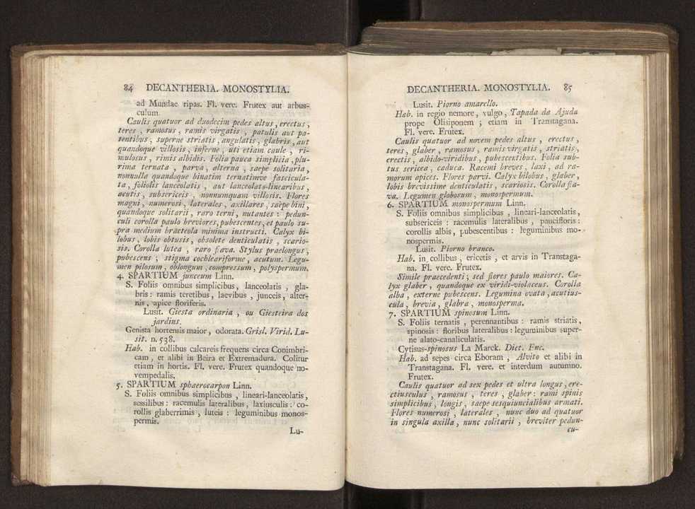Felicis Avellar Broteri ... Flora Lusitanica, seu plantarum, quae in Lusitania vel sponte crescunt, vel frequentius colunter, ex florum praesertim sexubus systematice distributarum, synopsis. Vol. 2 45