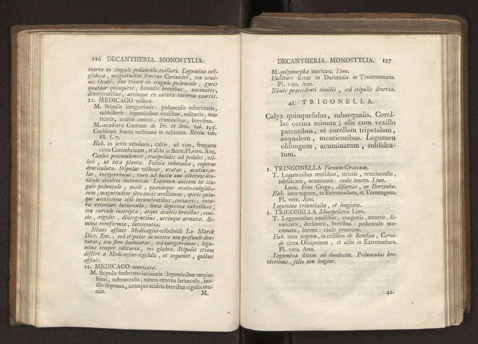 Felicis Avellar Broteri ... Flora Lusitanica, seu plantarum, quae in Lusitania vel sponte crescunt, vel frequentius colunter, ex florum praesertim sexubus systematice distributarum, synopsis. Vol. 2 61