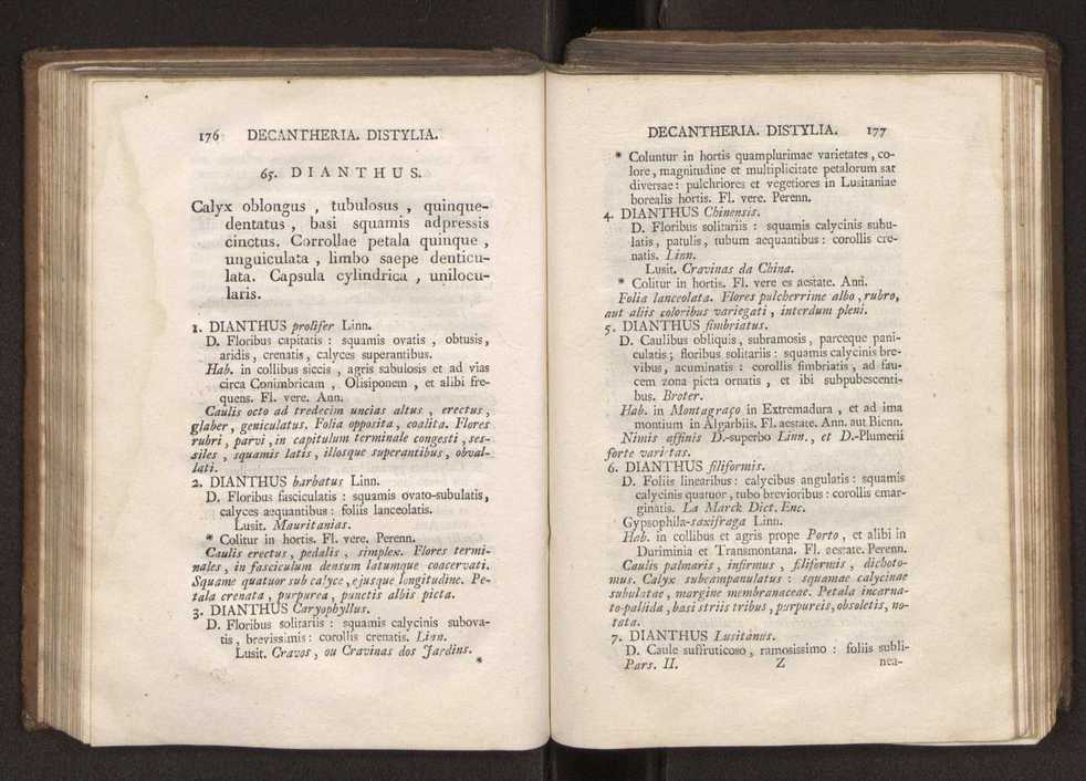 Felicis Avellar Broteri ... Flora Lusitanica, seu plantarum, quae in Lusitania vel sponte crescunt, vel frequentius colunter, ex florum praesertim sexubus systematice distributarum, synopsis. Vol. 2 91