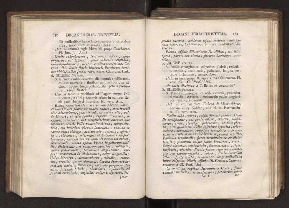 Felicis Avellar Broteri ... Flora Lusitanica, seu plantarum, quae in Lusitania vel sponte crescunt, vel frequentius colunter, ex florum praesertim sexubus systematice distributarum, synopsis. Vol. 2 96