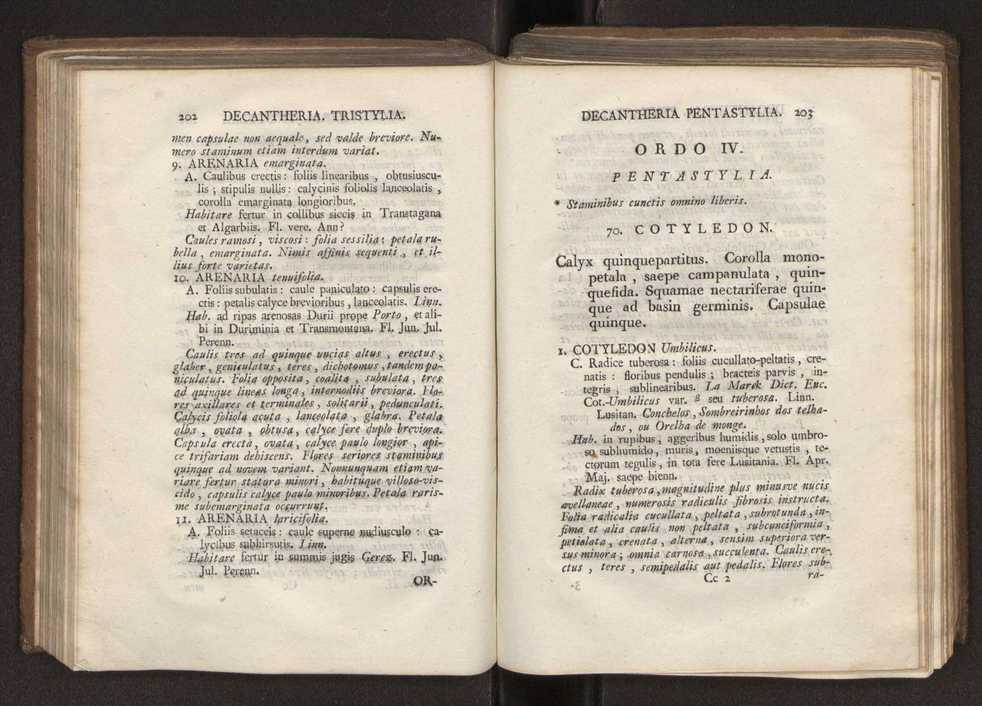 Felicis Avellar Broteri ... Flora Lusitanica, seu plantarum, quae in Lusitania vel sponte crescunt, vel frequentius colunter, ex florum praesertim sexubus systematice distributarum, synopsis. Vol. 2 104