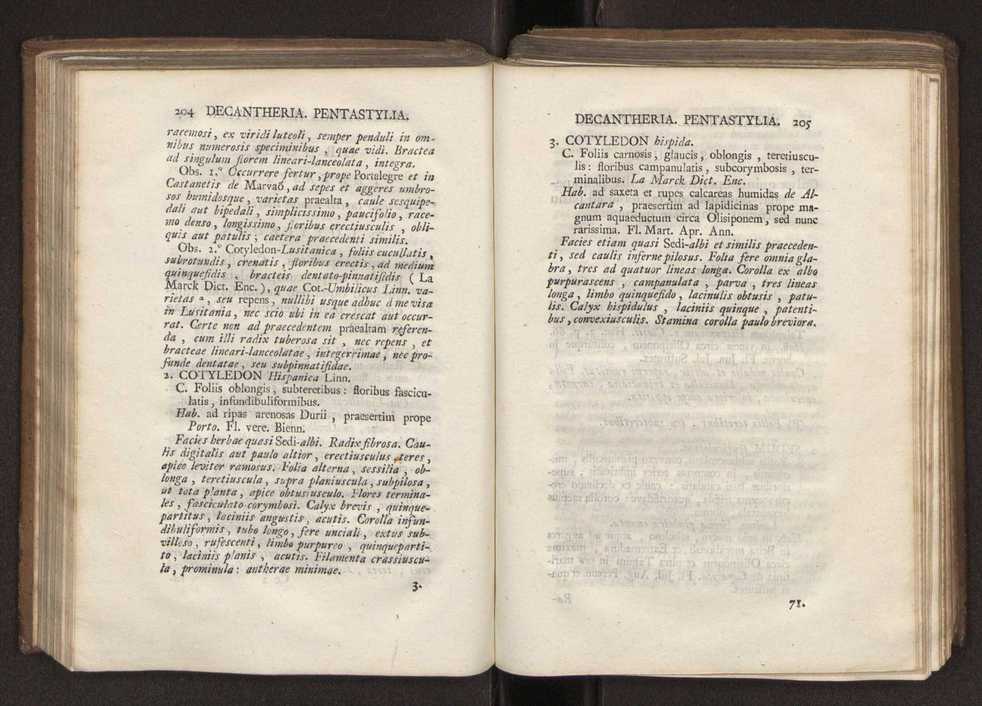Felicis Avellar Broteri ... Flora Lusitanica, seu plantarum, quae in Lusitania vel sponte crescunt, vel frequentius colunter, ex florum praesertim sexubus systematice distributarum, synopsis. Vol. 2 105