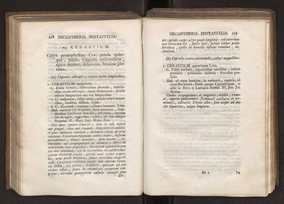 Felicis Avellar Broteri ... Flora Lusitanica, seu plantarum, quae in Lusitania vel sponte crescunt, vel frequentius colunter, ex florum praesertim sexubus systematice distributarum, synopsis. Vol. 2 112