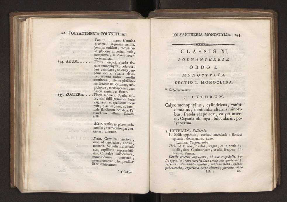 Felicis Avellar Broteri ... Flora Lusitanica, seu plantarum, quae in Lusitania vel sponte crescunt, vel frequentius colunter, ex florum praesertim sexubus systematice distributarum, synopsis. Vol. 2 124