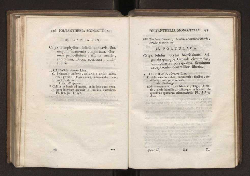 Felicis Avellar Broteri ... Flora Lusitanica, seu plantarum, quae in Lusitania vel sponte crescunt, vel frequentius colunter, ex florum praesertim sexubus systematice distributarum, synopsis. Vol. 2 131