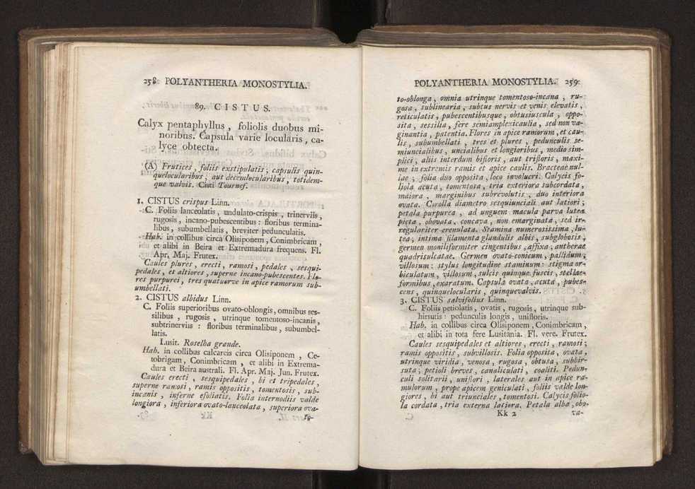 Felicis Avellar Broteri ... Flora Lusitanica, seu plantarum, quae in Lusitania vel sponte crescunt, vel frequentius colunter, ex florum praesertim sexubus systematice distributarum, synopsis. Vol. 2 132