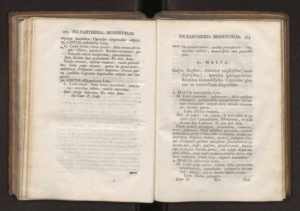 Felicis Avellar Broteri ... Flora Lusitanica, seu plantarum, quae in Lusitania vel sponte crescunt, vel frequentius colunter, ex florum praesertim sexubus systematice distributarum, synopsis. Vol. 2 139