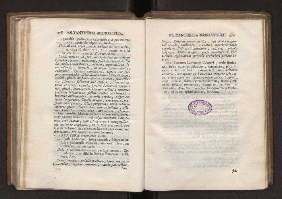 Felicis Avellar Broteri ... Flora Lusitanica, seu plantarum, quae in Lusitania vel sponte crescunt, vel frequentius colunter, ex florum praesertim sexubus systematice distributarum, synopsis. Vol. 2 142