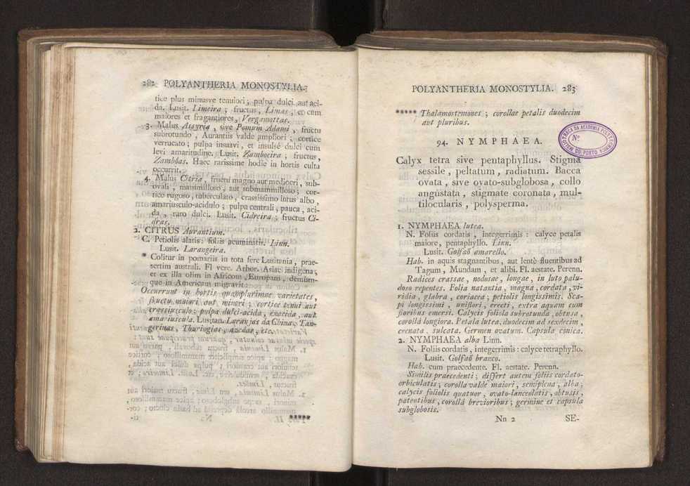 Felicis Avellar Broteri ... Flora Lusitanica, seu plantarum, quae in Lusitania vel sponte crescunt, vel frequentius colunter, ex florum praesertim sexubus systematice distributarum, synopsis. Vol. 2 144