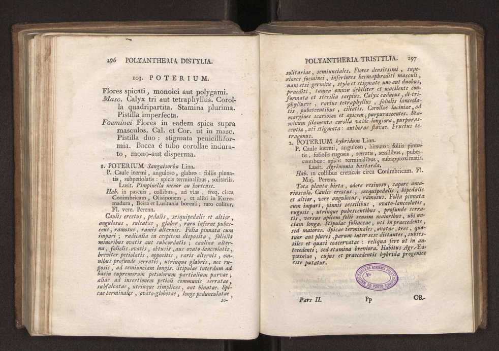Felicis Avellar Broteri ... Flora Lusitanica, seu plantarum, quae in Lusitania vel sponte crescunt, vel frequentius colunter, ex florum praesertim sexubus systematice distributarum, synopsis. Vol. 2 151