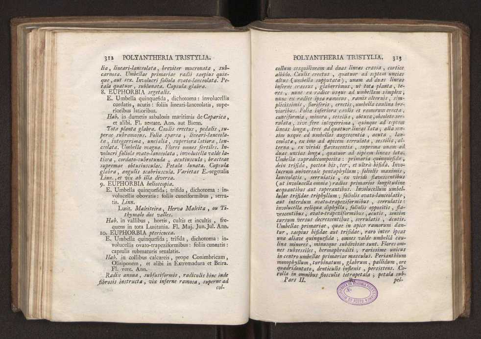 Felicis Avellar Broteri ... Flora Lusitanica, seu plantarum, quae in Lusitania vel sponte crescunt, vel frequentius colunter, ex florum praesertim sexubus systematice distributarum, synopsis. Vol. 2 159