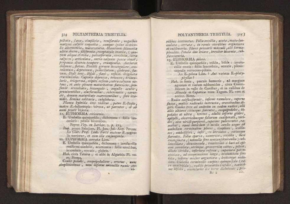 Felicis Avellar Broteri ... Flora Lusitanica, seu plantarum, quae in Lusitania vel sponte crescunt, vel frequentius colunter, ex florum praesertim sexubus systematice distributarum, synopsis. Vol. 2 160