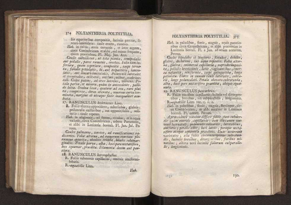 Felicis Avellar Broteri ... Flora Lusitanica, seu plantarum, quae in Lusitania vel sponte crescunt, vel frequentius colunter, ex florum praesertim sexubus systematice distributarum, synopsis. Vol. 2 190