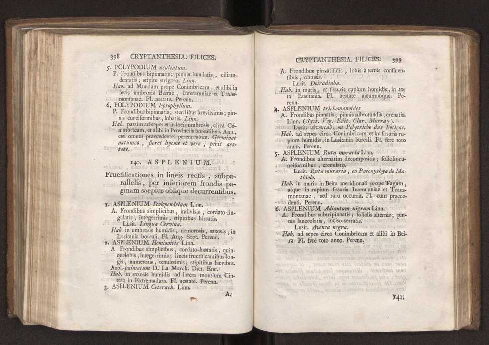 Felicis Avellar Broteri ... Flora Lusitanica, seu plantarum, quae in Lusitania vel sponte crescunt, vel frequentius colunter, ex florum praesertim sexubus systematice distributarum, synopsis. Vol. 2 202