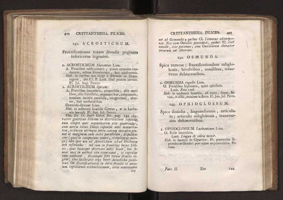 Felicis Avellar Broteri ... Flora Lusitanica, seu plantarum, quae in Lusitania vel sponte crescunt, vel frequentius colunter, ex florum praesertim sexubus systematice distributarum, synopsis. Vol. 2 203