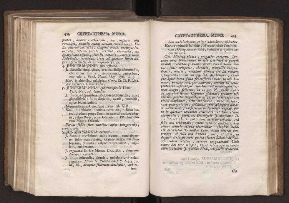 Felicis Avellar Broteri ... Flora Lusitanica, seu plantarum, quae in Lusitania vel sponte crescunt, vel frequentius colunter, ex florum praesertim sexubus systematice distributarum, synopsis. Vol. 2 214