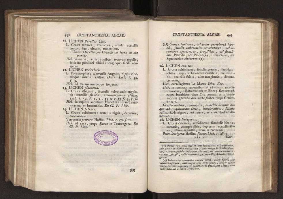 Felicis Avellar Broteri ... Flora Lusitanica, seu plantarum, quae in Lusitania vel sponte crescunt, vel frequentius colunter, ex florum praesertim sexubus systematice distributarum, synopsis. Vol. 2 224