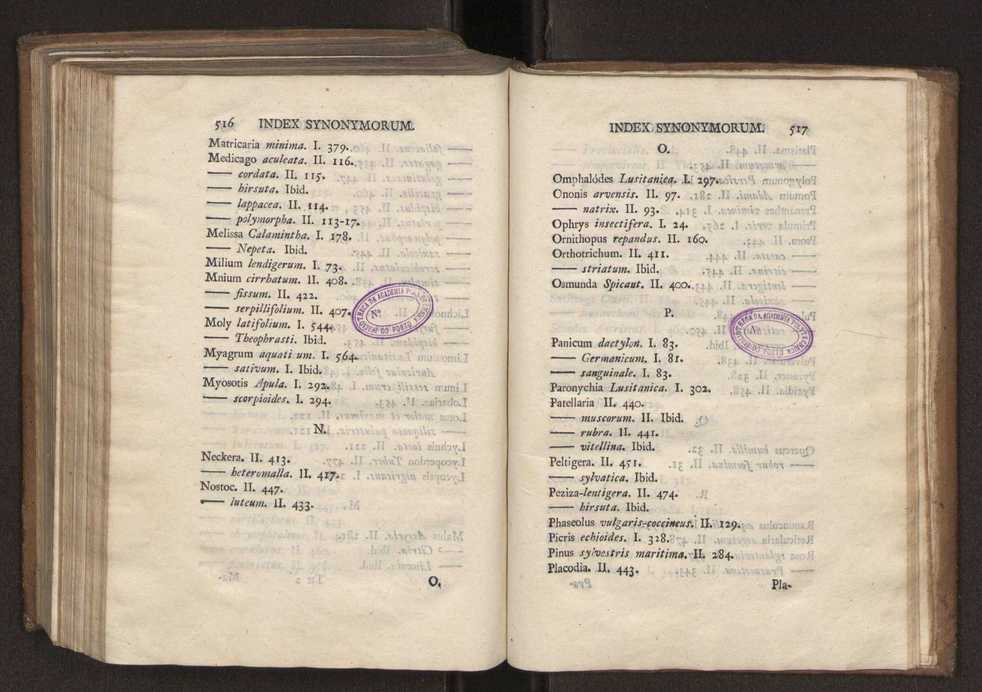 Felicis Avellar Broteri ... Flora Lusitanica, seu plantarum, quae in Lusitania vel sponte crescunt, vel frequentius colunter, ex florum praesertim sexubus systematice distributarum, synopsis. Vol. 2 260