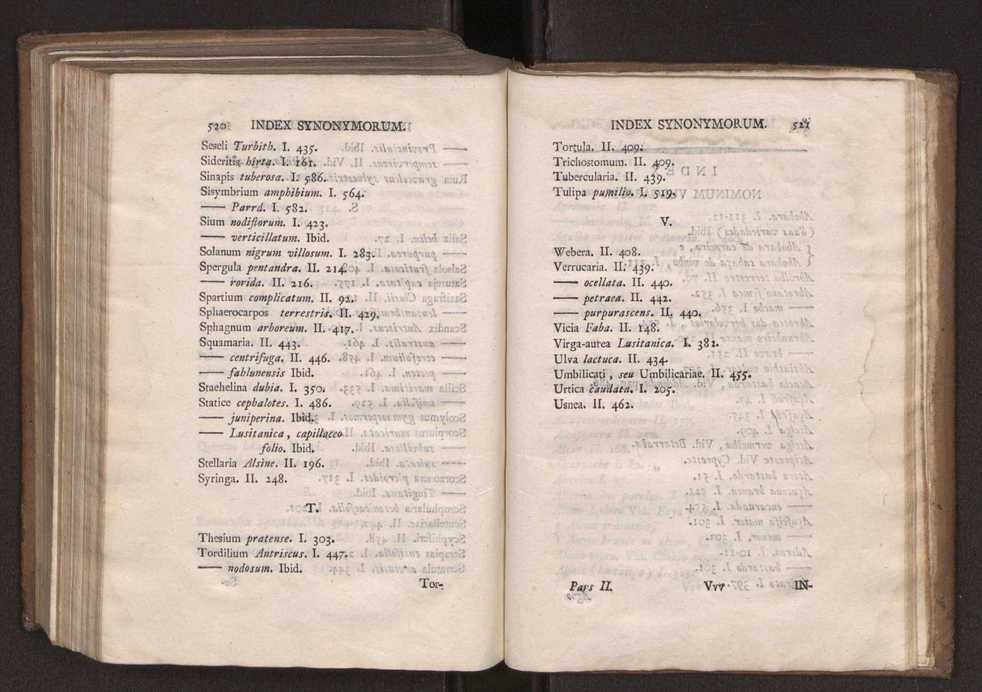 Felicis Avellar Broteri ... Flora Lusitanica, seu plantarum, quae in Lusitania vel sponte crescunt, vel frequentius colunter, ex florum praesertim sexubus systematice distributarum, synopsis. Vol. 2 262