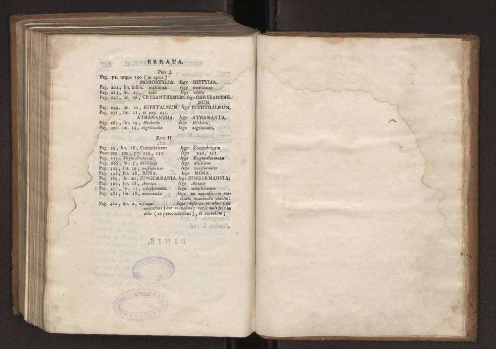 Felicis Avellar Broteri ... Flora Lusitanica, seu plantarum, quae in Lusitania vel sponte crescunt, vel frequentius colunter, ex florum praesertim sexubus systematice distributarum, synopsis. Vol. 2 281