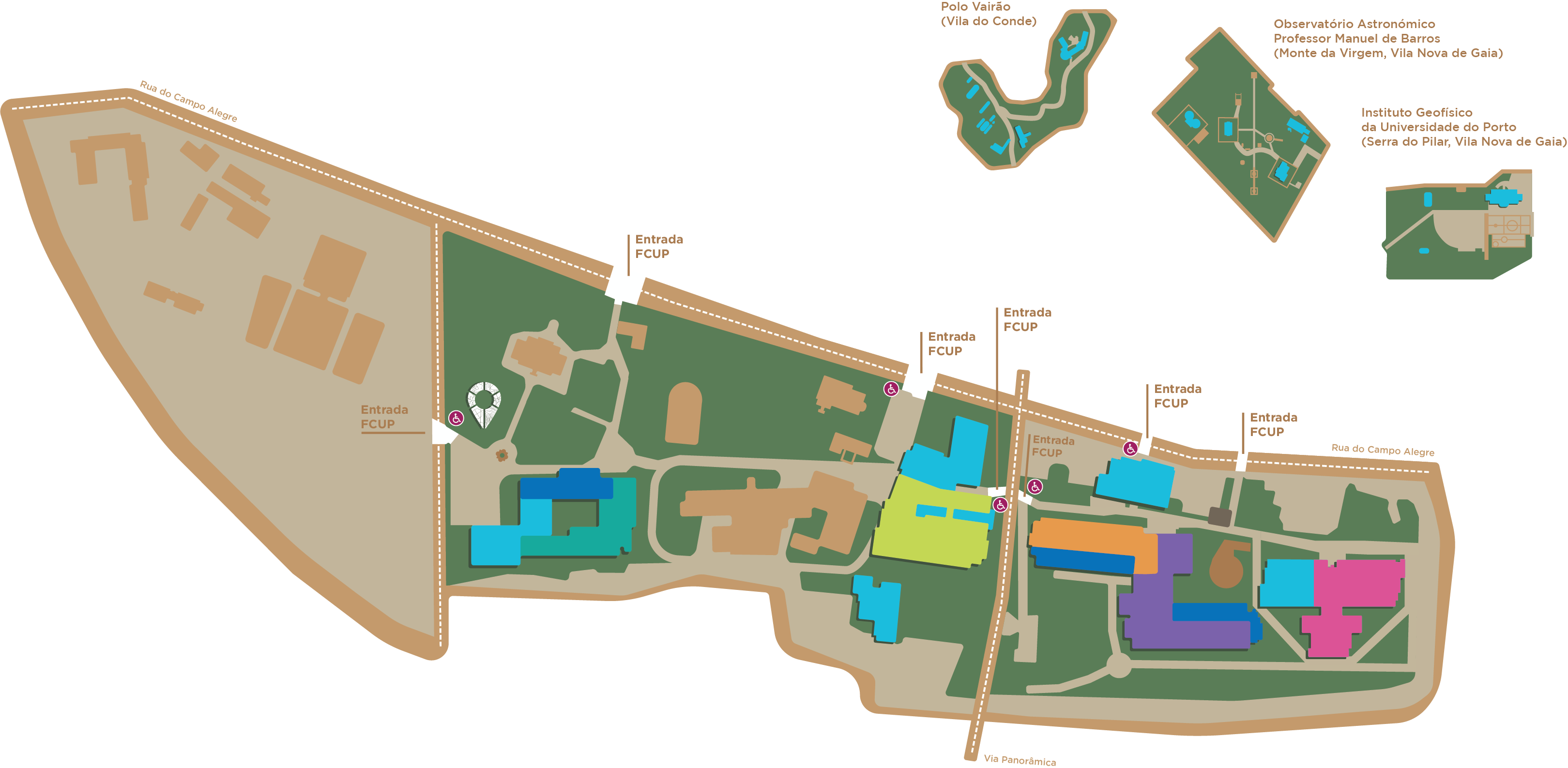 Mapa interativo da FCUP